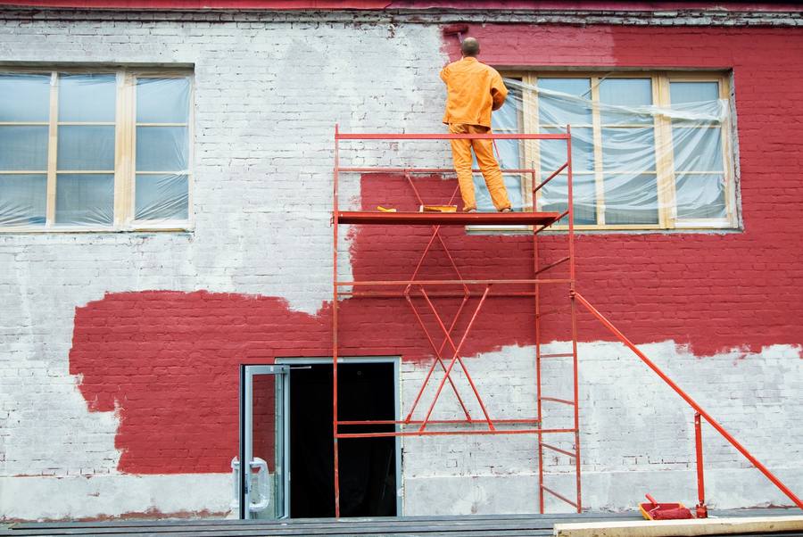 Peinture extérieure — Besançon, chantier RUSHITI Rénovation